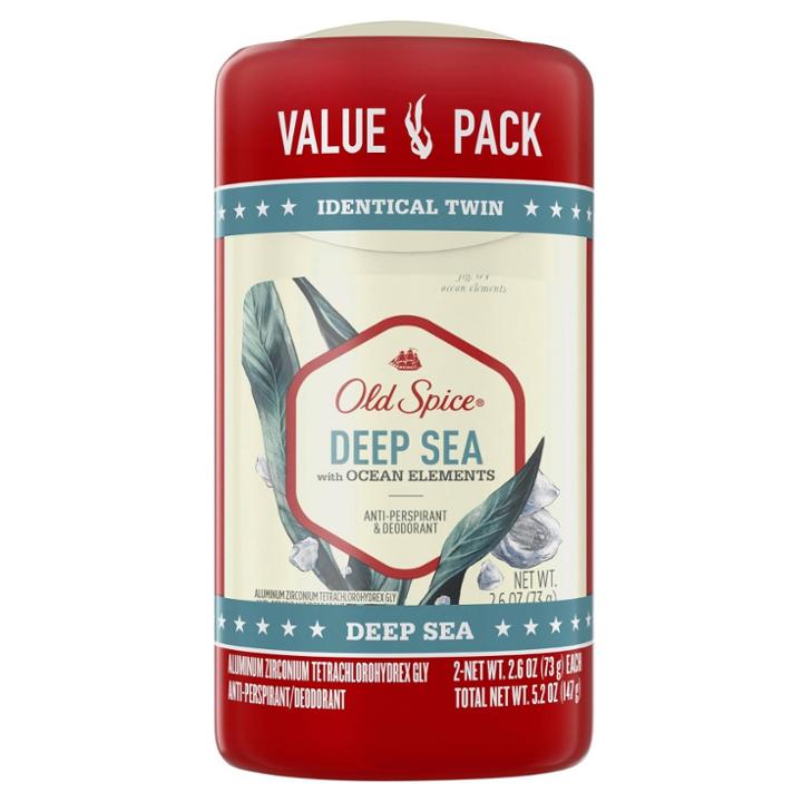 Earth Old Spice Deep Sea Fresher Collection Deodorant Twin Pack