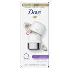 Dove Beauty 0% Aluminum Coconut & Pink Jasmine 48-hour Refillable Deodorant Stick - 1 Stainless Steel Case + 1 Refill