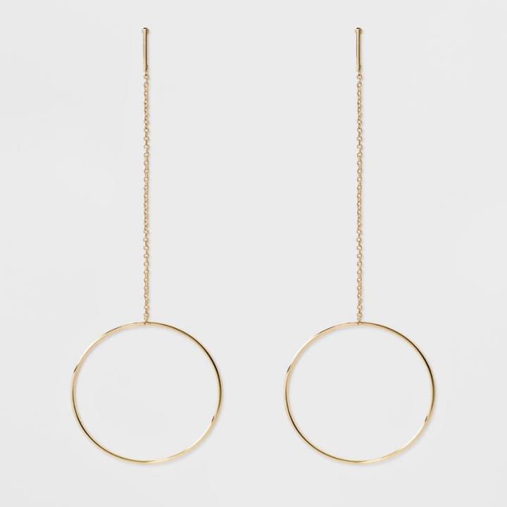Sugarfix By Baublebar Drop With Hoops Earrings - Gold, Women's