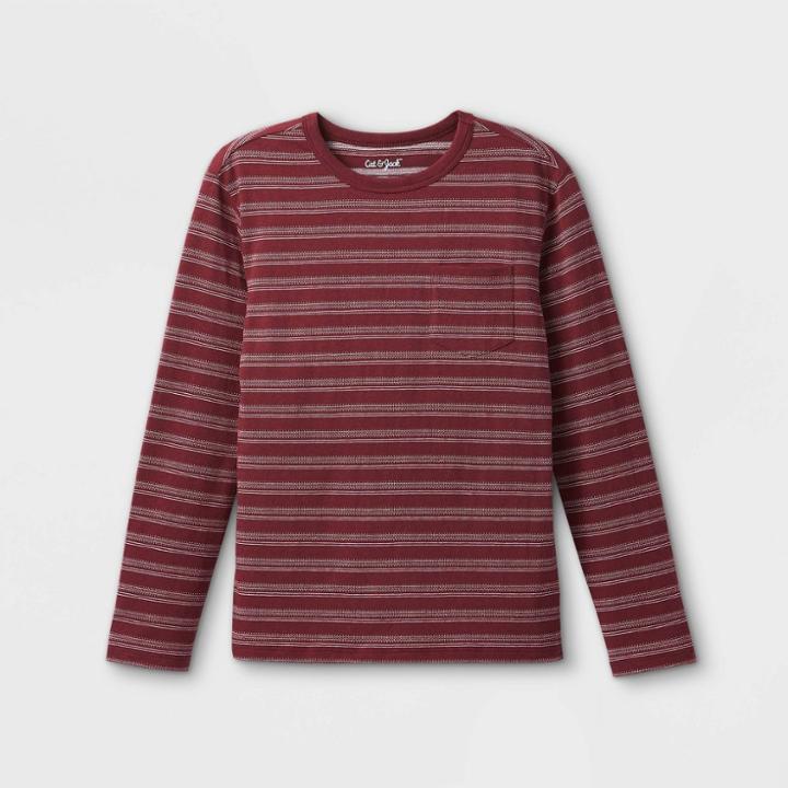 Boys' Striped Long Sleeve T-shirt - Cat & Jack