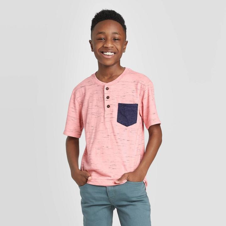 Petiteboys' Short Sleeve T-shirt - Cat & Jack Pink