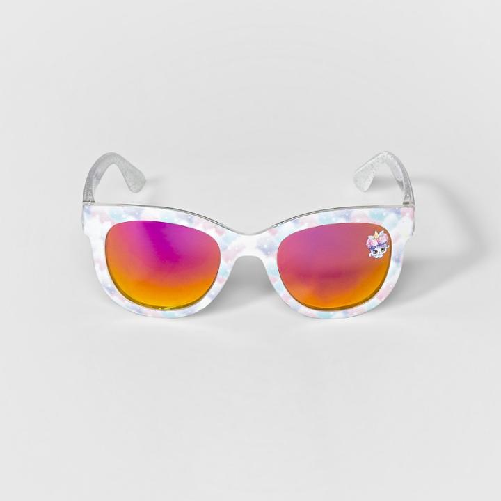 Shopkins Girls' Shoppies Exclusive Sunglasses With Case - Purple/pink
