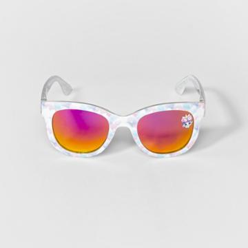 Shopkins Girls' Shoppies Exclusive Sunglasses With Case - Purple/pink