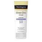 Neutrogena Sheer Zinc Sunscreen Lotion - Spf