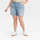 Women's Plus Size Super-high Rise Bermuda Jean Shorts - Universal Thread