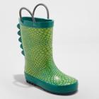 Toddler Boys' Graig Rain Boots - Cat & Jack Green