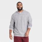 Men's Big & Tall Regular Fit Pullover Sweater - Goodfellow & Co Charcoal Gray