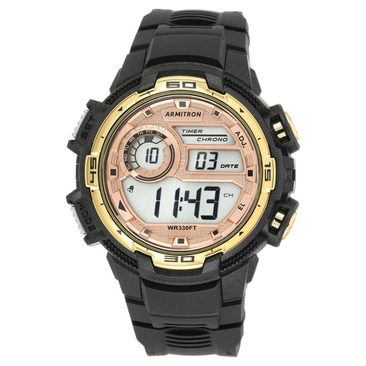 Men's Armitron Pro-sport Digital Watch - Black/gold