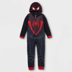Boys' Marvel Miles Spidey Union Suit - Black