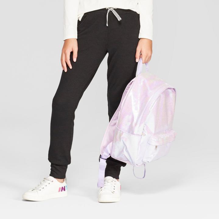 Girls' Cozy Jogger Pants - Cat & Jack Black