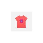 Girls' Flip Sequin Flower Short Sleeve T-shirt - Cat & Jack Neon Peach