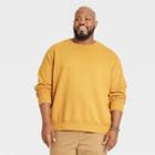 Men's Big & Tall Fleece Sweatshirt - Goodfellow & Co Gold
