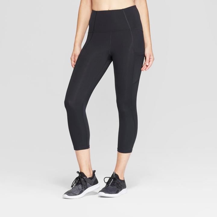 Women's Urban High-waisted Capri Leggings 20 - C9 Champion Black