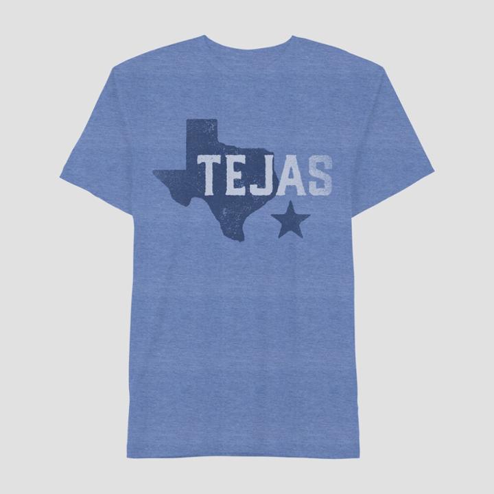Petitemen's Short Sleeve Tejas Graphic T-shirt - Awake Blue