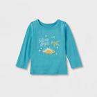 Toddler Adaptive Long Sleeve 'hanukkah Shine Bright' Graphic T-shirt - Cat & Jack Blue