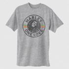 Bravado Men's Tall Bob Marley Short Sleeve Graphic T-shirt Heather Gray
