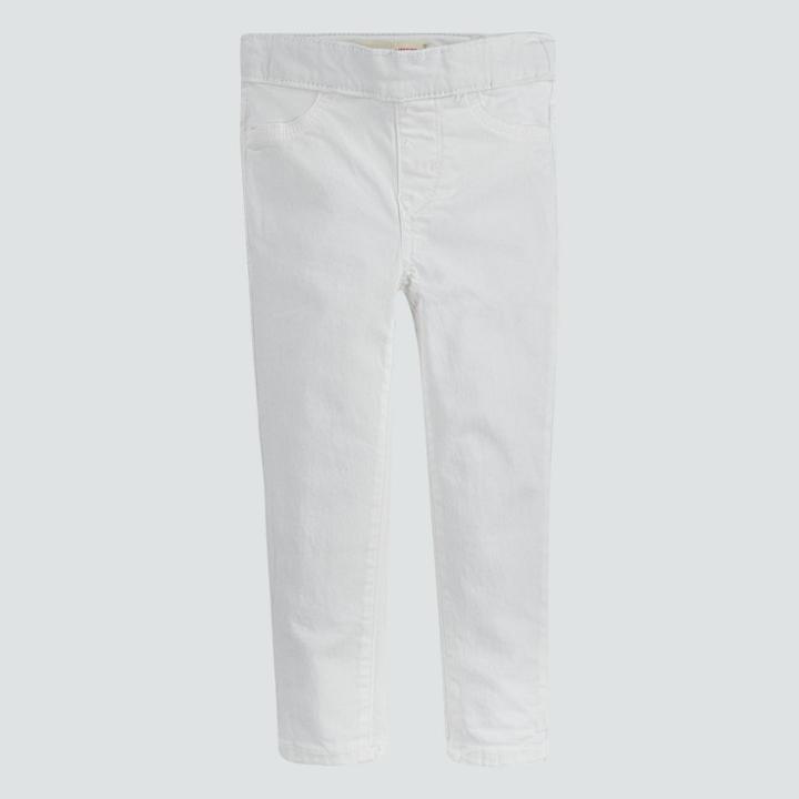 Levi's Toddler Girls' Pull-on Fashion Pants - White