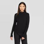 Prologue Women's Long Sleeve Mock Turtleneck - Knox Rose Black