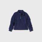 Toddler Boys' Adaptive Fleece Jacket - Cat & Jack Navy