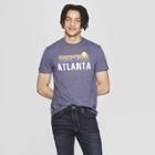 Men's Short Sleeve Crew Neck Atlanta Sun Graphic T-shirt - Modern Lux Indigo