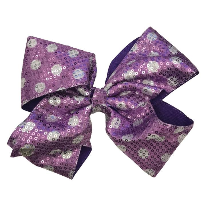 Girls' Jojo Siwa Sequined Bow Hairclip - Purple,