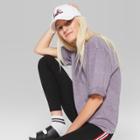 Women's Short Sleeve Borrowed T-shirt - Wild Fable Washed Violet
