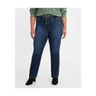 Levi's Women's Plus Size 724 High-rise Straight Jeans - Carbon Glow