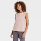Women's Move Upf Muscle Tank Top - All In Motion Faded Rose