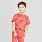 Target Toddler Boys' Tiki Printed T-shirt - Art Class Red