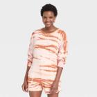 Women's Tie-dye Sweatshirt - Knox Rose Orange