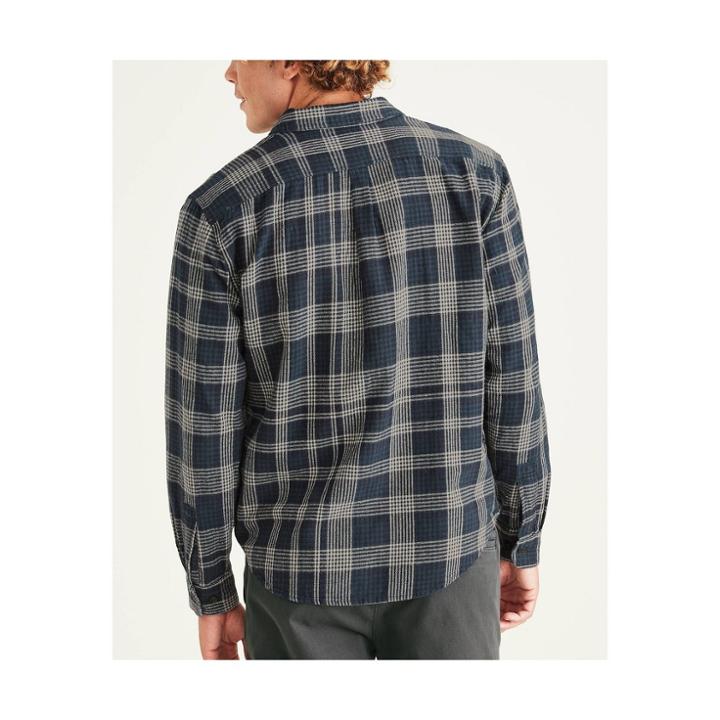 Dockers Men's Regular Fit Button-down Shirt - Navy Blue