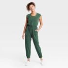 Women's Short Sleeve Jumpsuit - All In Motion Green