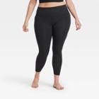 Women's Plus Size Contour Power Waist High-waisted Leggings 26 - All In Motion Black