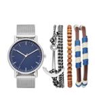 Target Men's Nautical Mesh Strap Watch Set - Goodfellow & Co