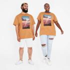 Adult Extended Size Relaxed Fit Short Sleeve Graphic T-shirt - Original Use Orange