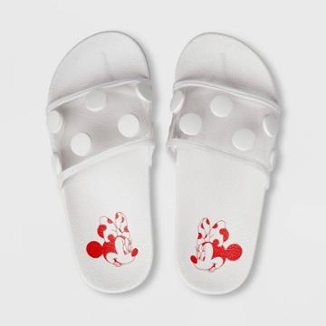 Girls' Disney Minnie Mouse Swim Slide Sandals - 5-6 - Disney