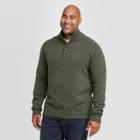 Men's Tall Regular Fit Pullover Sweater - Goodfellow & Co Olive Green