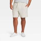 Men's Big & Tall 8.5 Elevated Knit Shorts - Goodfellow & Co - White