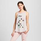 Women's You Can You Will Halter Graphic Tank Top - Mighty Fine (juniors') - White