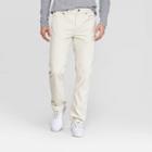 Men's 30 Regular Fit Slim Chino Pants - Goodfellow & Co Cream 30x30,