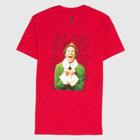 Men's Warner Bros. The Elf Omg Santa Ugly Holiday T-shirt - Heather Gray