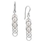 Distributed By Target Polished Multiple Drop Earrings In Sterling Silver - Gray