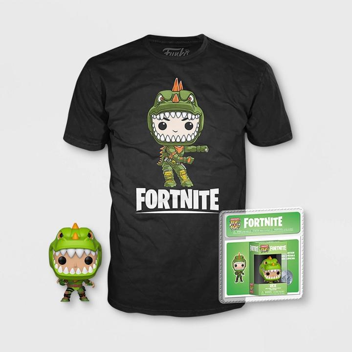 Funko Kids Mini Pop!+t-shirt Fortnite: Rex - Black