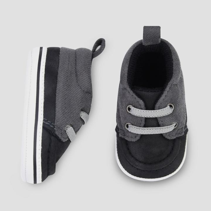 Baby Boys' Low Top Sneaker - Just One You Made By Carter's Black Newborn