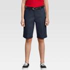 Dickies Girls' Classic Stretch Bermuda Shorts - Dark Navy 16, Girl's, Dark Blue