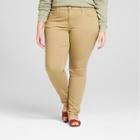 Women's Plus Size Curvy Skinny Jeans - Universal Thread Tan