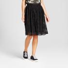 Women's Lace Midi Skirt - Xhilaration (juniors') Black