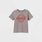 Women's Coca-cola Short Sleeve Graphic T-shirt - Heather Gray