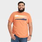 Men's Tall Short Sleeve Graphic T-shirt - Goodfellow & Co Orange