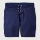 Girls' Twill Bermuda Chino Shorts - Cat & Jack Navy (blue)
